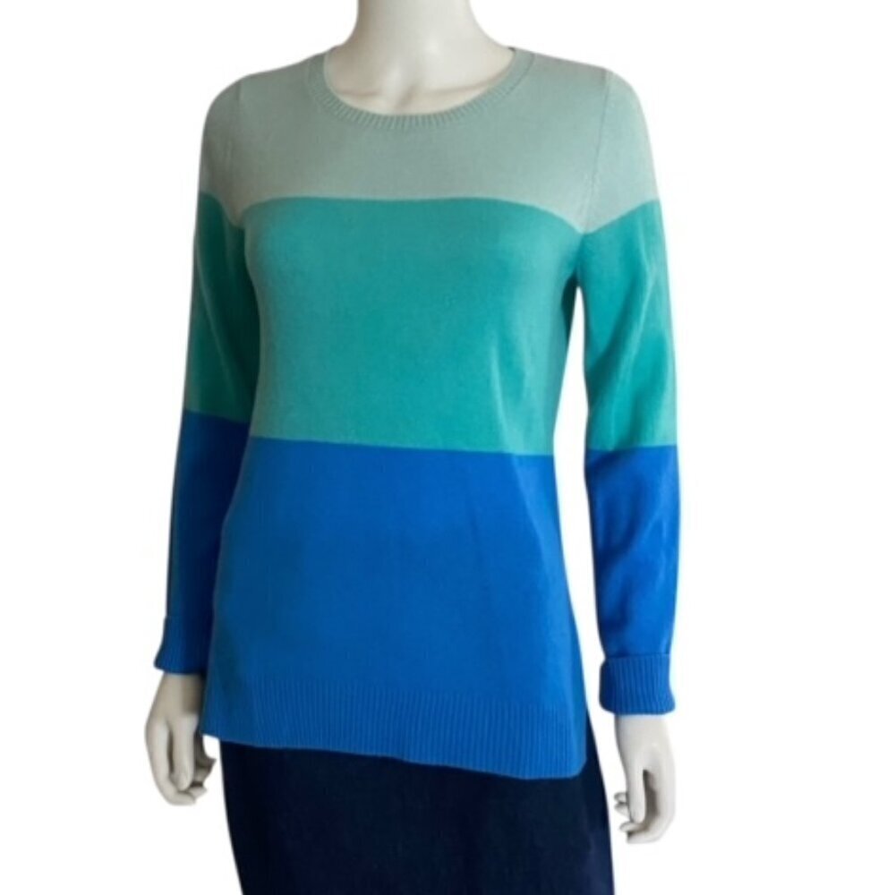 C&C California Colorblock Cashmere Sweater Medium